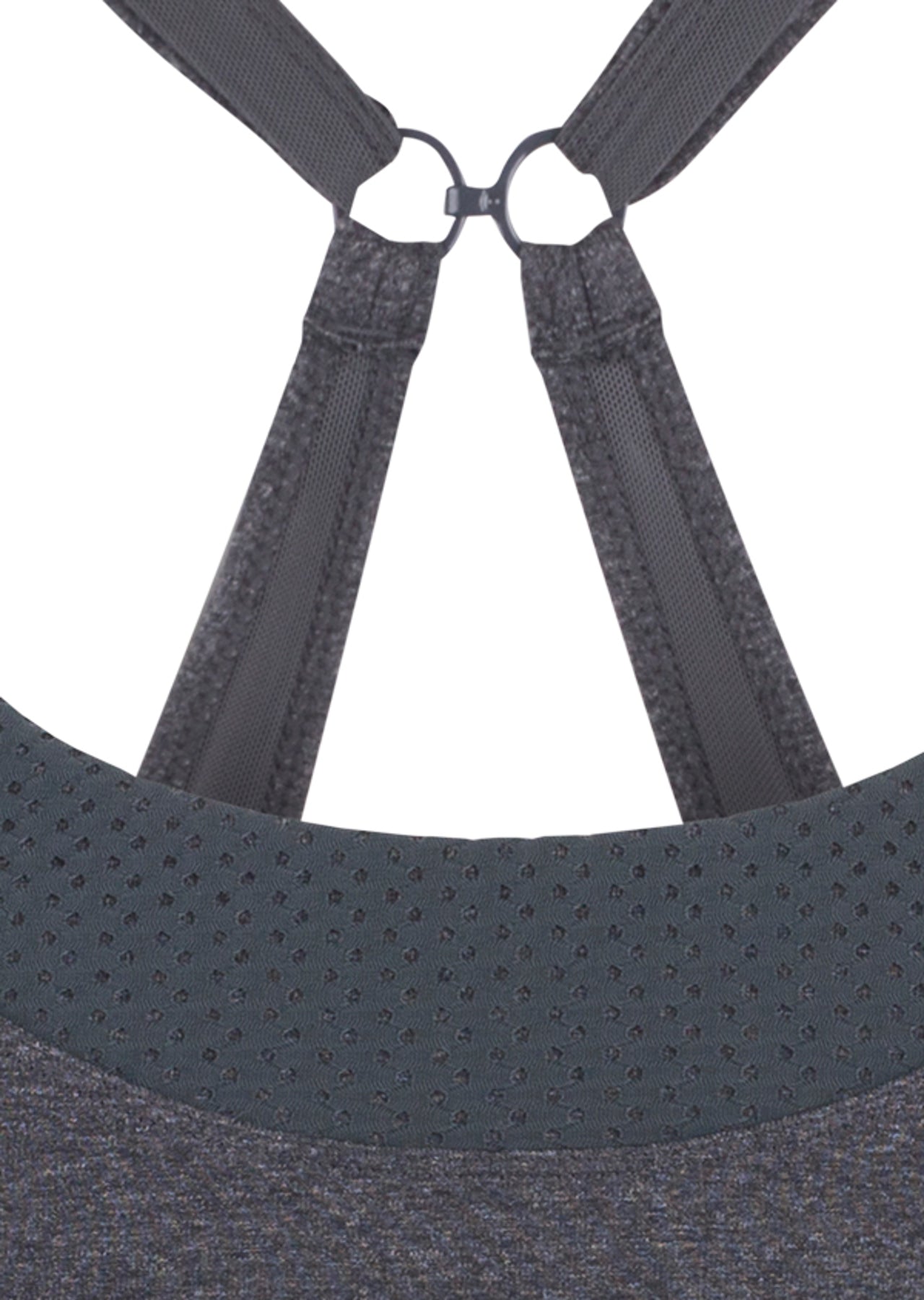 Lorna Jane High Intensity Sports Bra - Char Marl