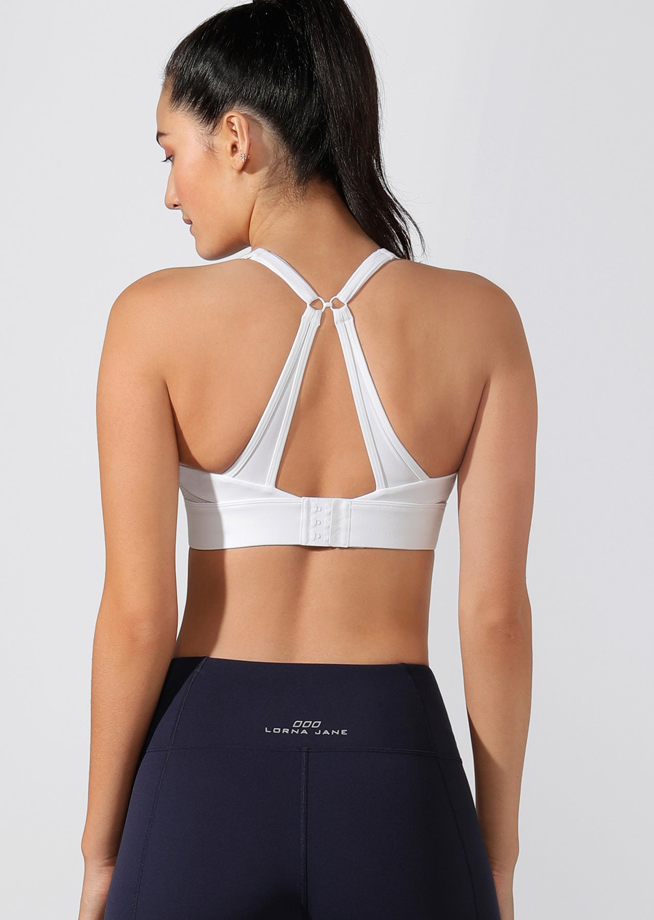 Lorna Jane High Intensity Sports Bra - White