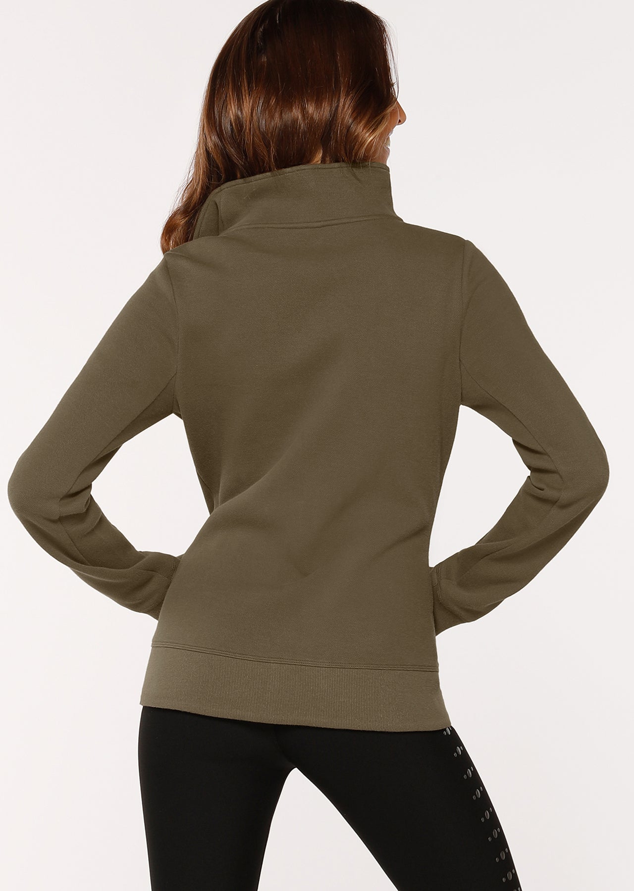 Lorna Jane High Performance Jacket - Midtone Safari