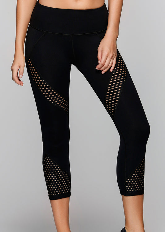 Lorna Jane High Times Core 7/8 Tight - Black