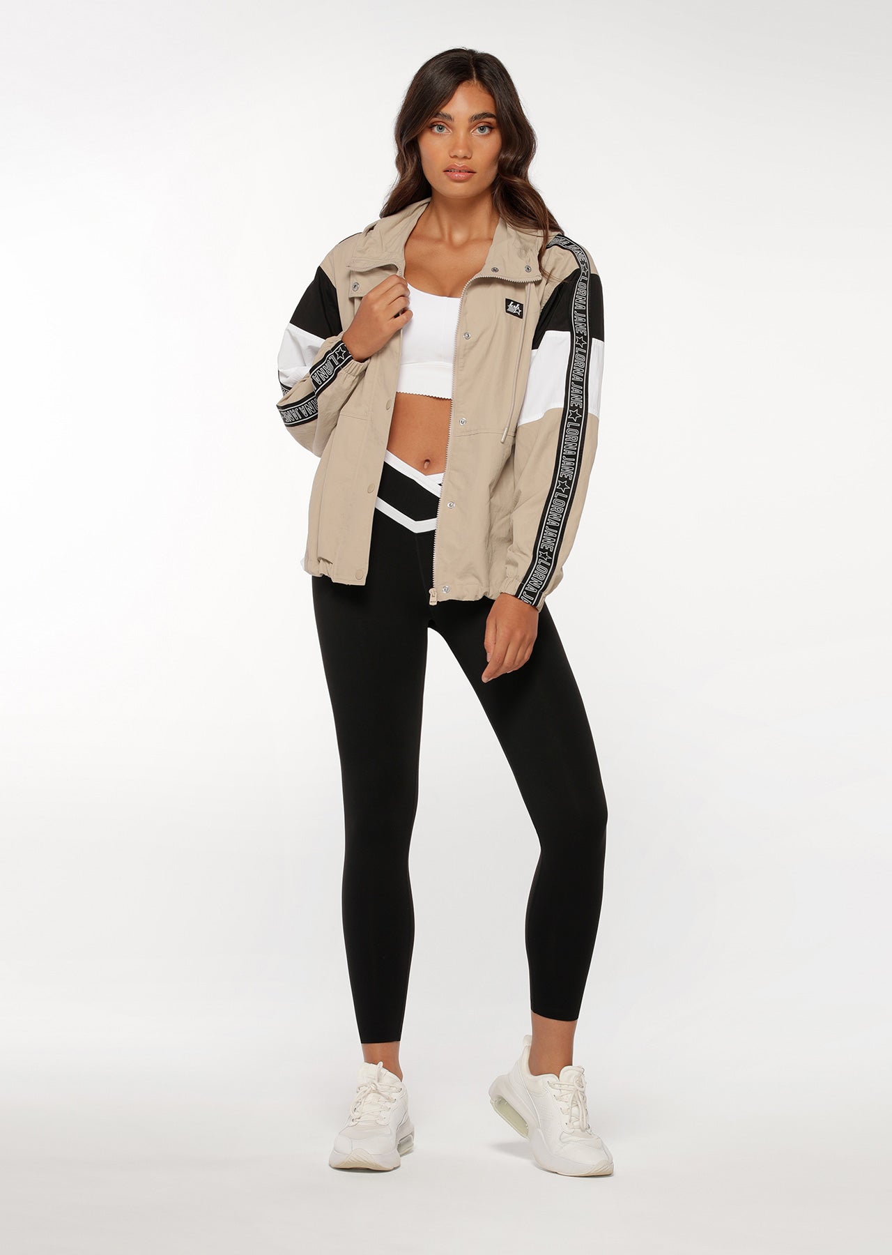 Lorna Jane Hoop Time Active Jacket - Off White