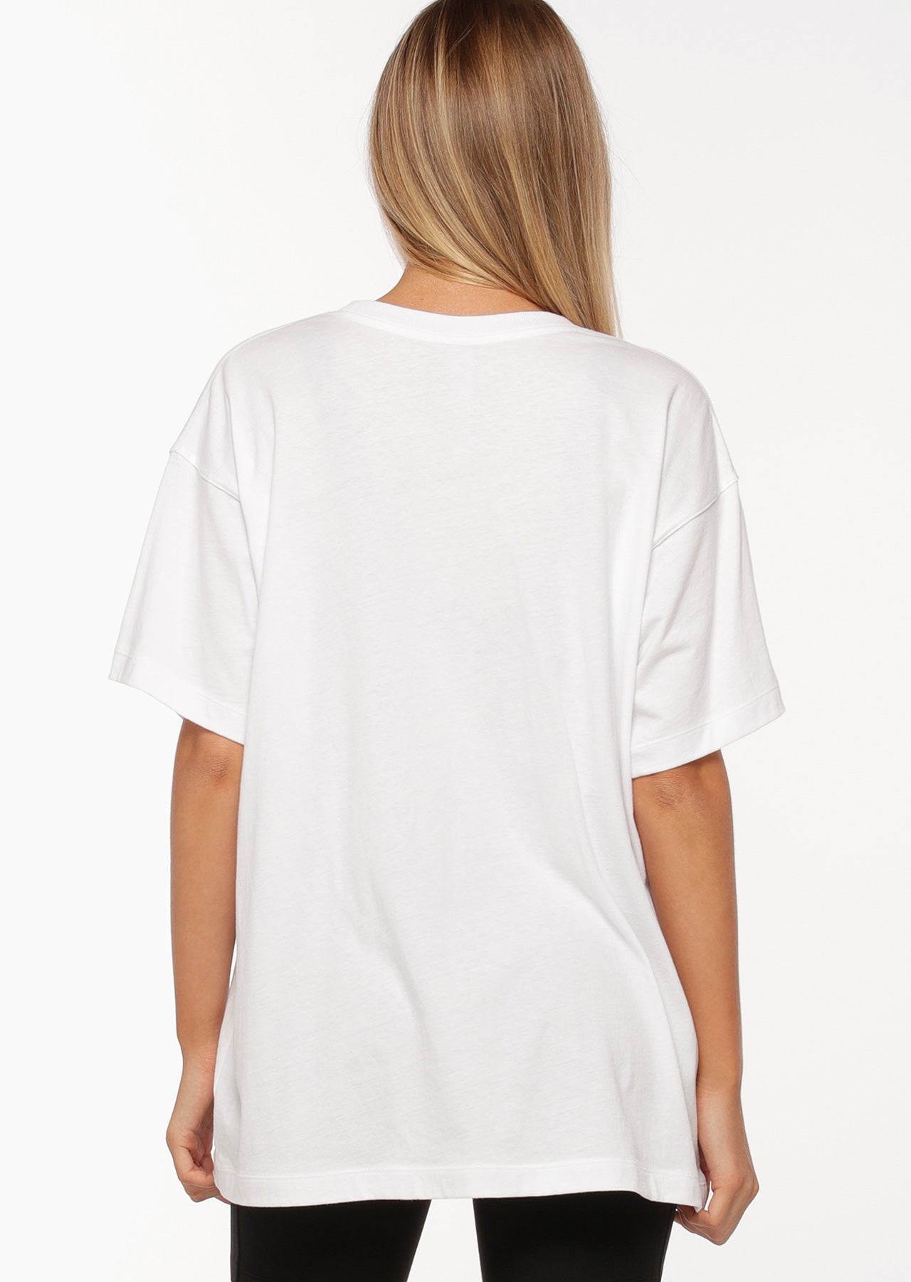 Lorna Jane Hoop Time Oversized Tee - White