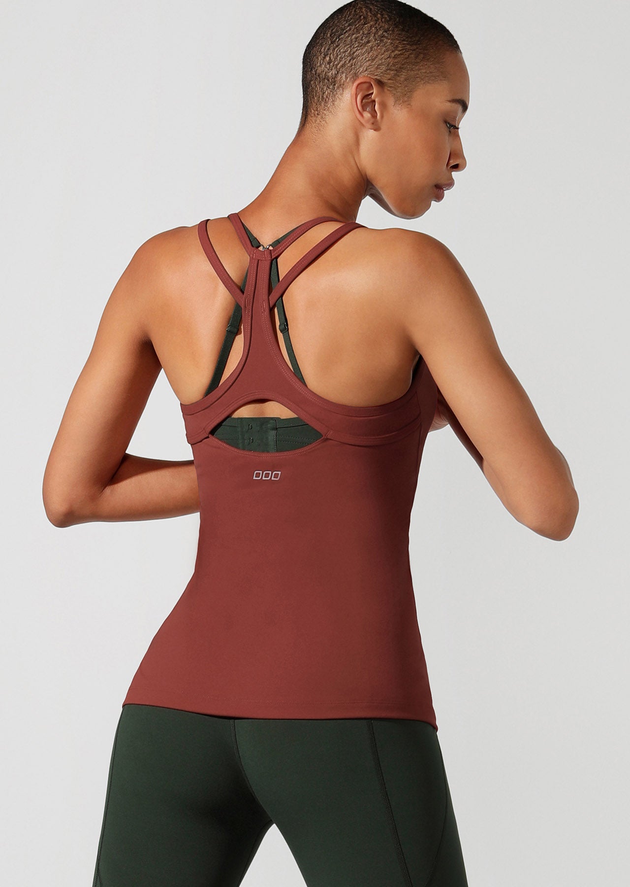 Lorna Jane Hugged Active Tank - Dark Copper