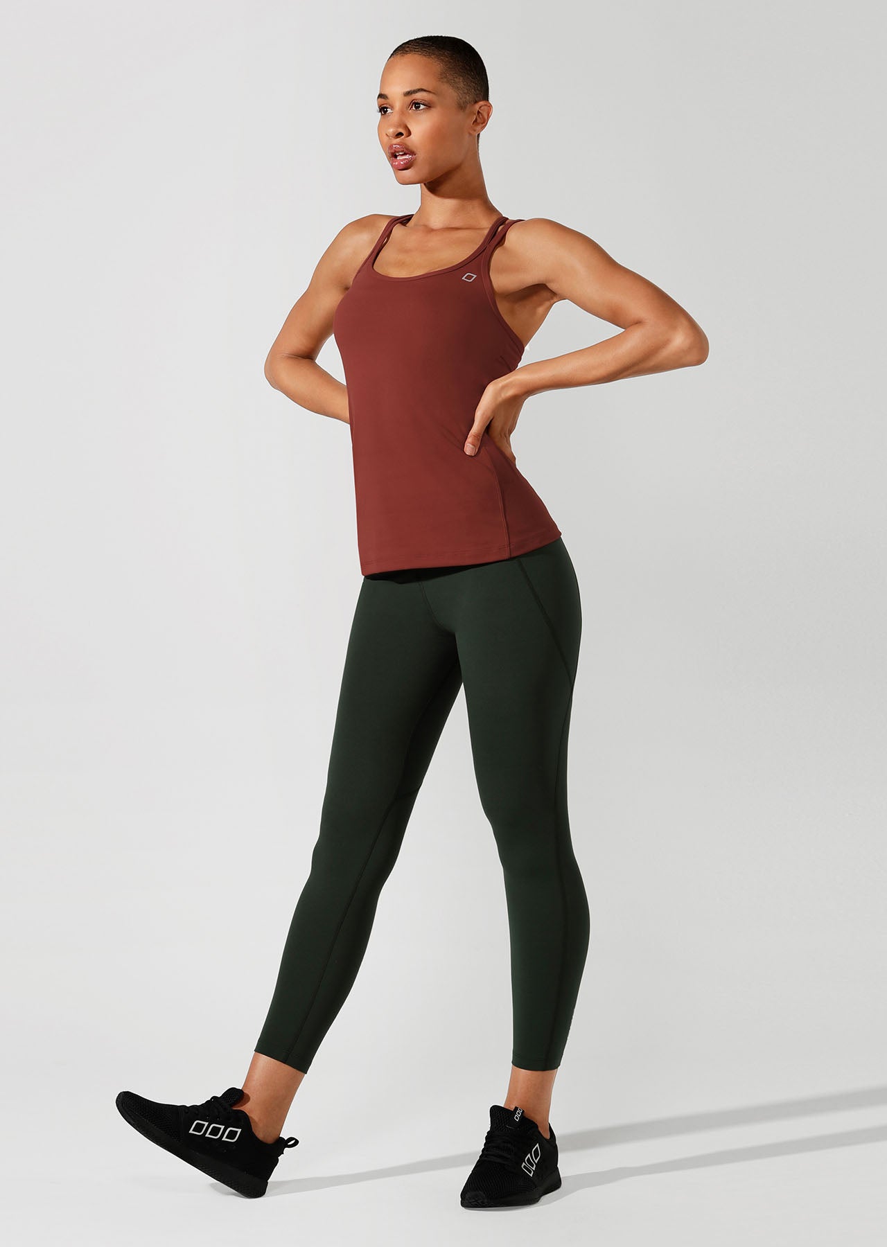 Lorna Jane Hugged Active Tank - Dark Copper