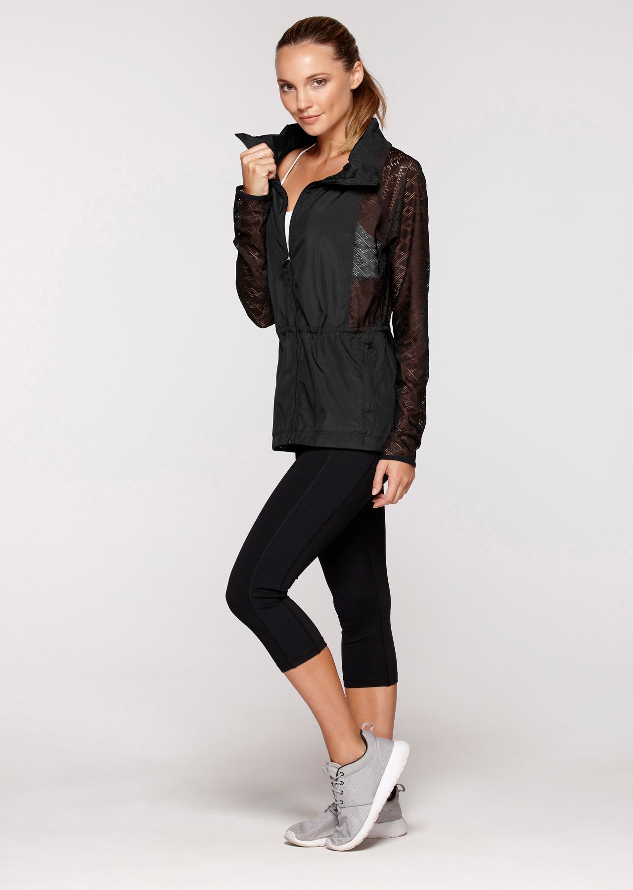 Lorna Jane Hybrid Active Jacket - Black