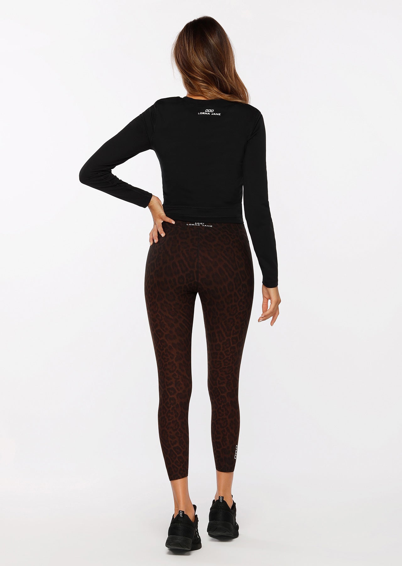 Lorna Jane Hype Excel Long Sleeve Top - Black