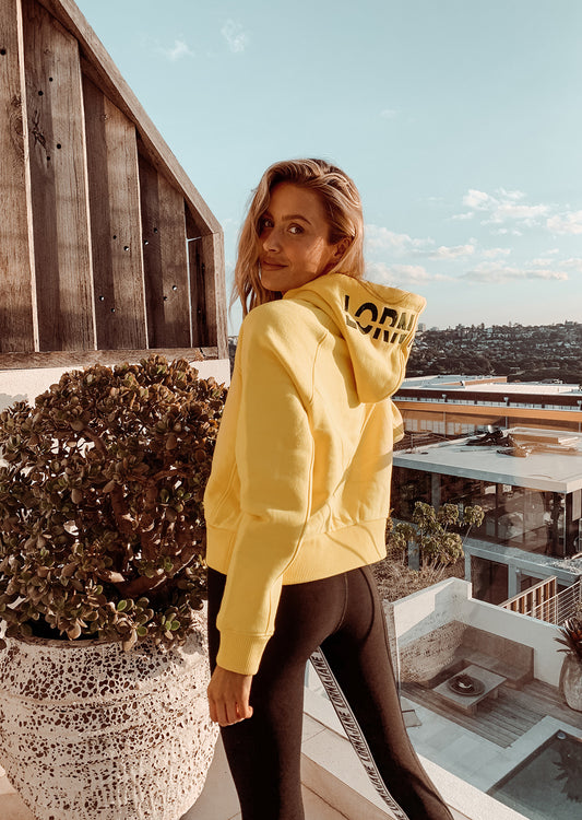 Lorna Jane Hyper Hoodie - Vital Yellow