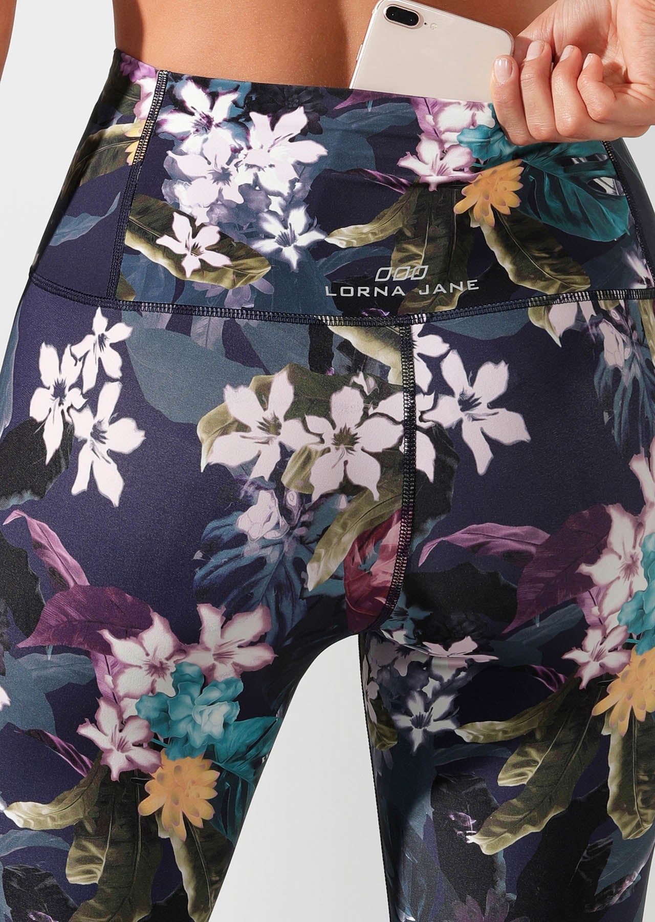Lorna Jane Hyperbloom Secret Pocket F/L Tight - Hyperbloom Print