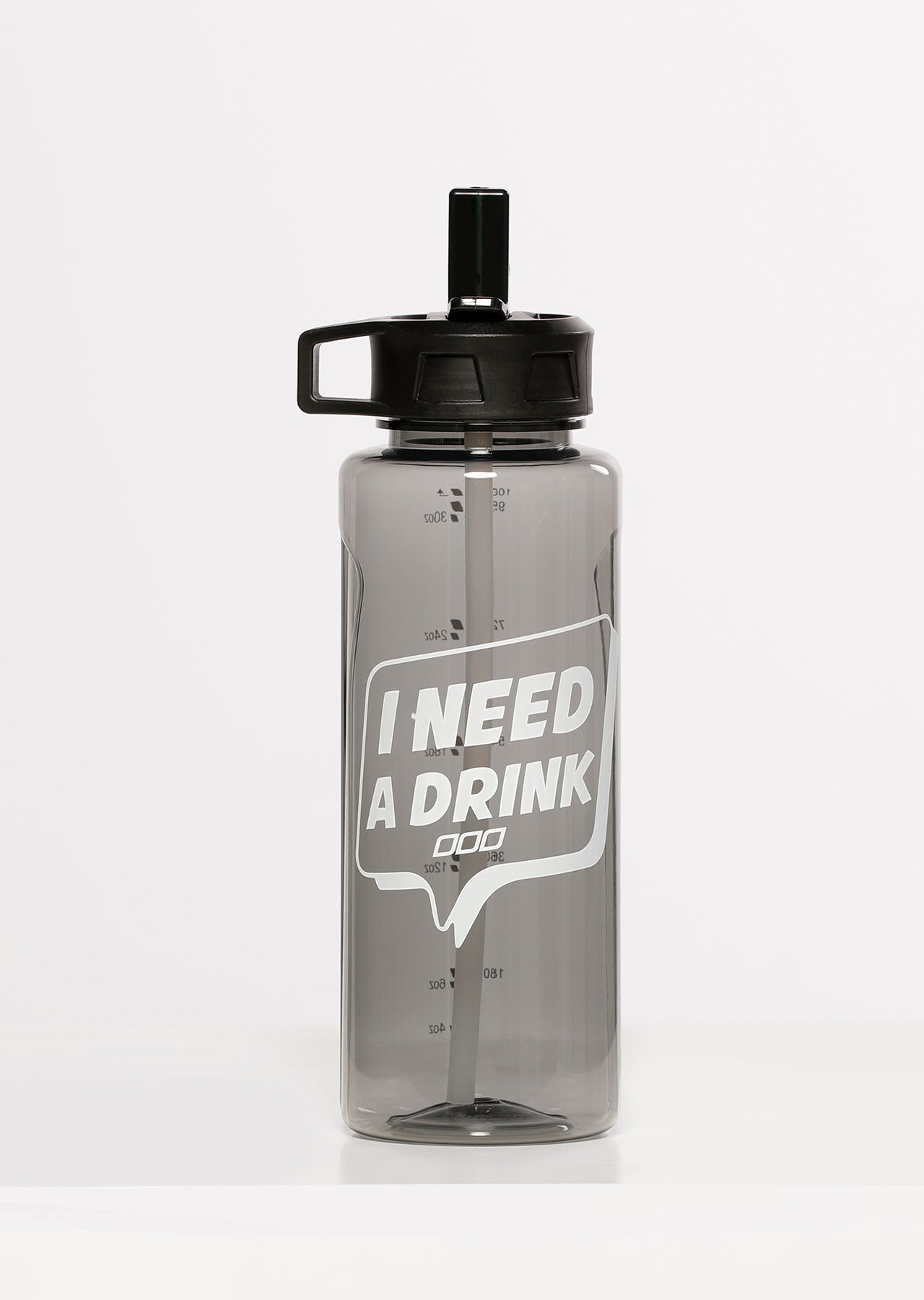 Lorna Jane I Need A Drink 1L Water Bottle - Black