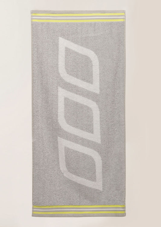 Lorna Jane Icon Sweat Towel - Grey Marl / Citrus Pop