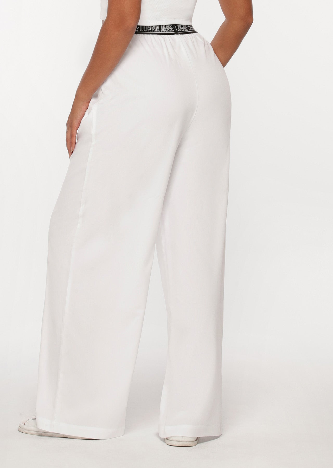 Lorna Jane Icon Wide Leg Pants - White