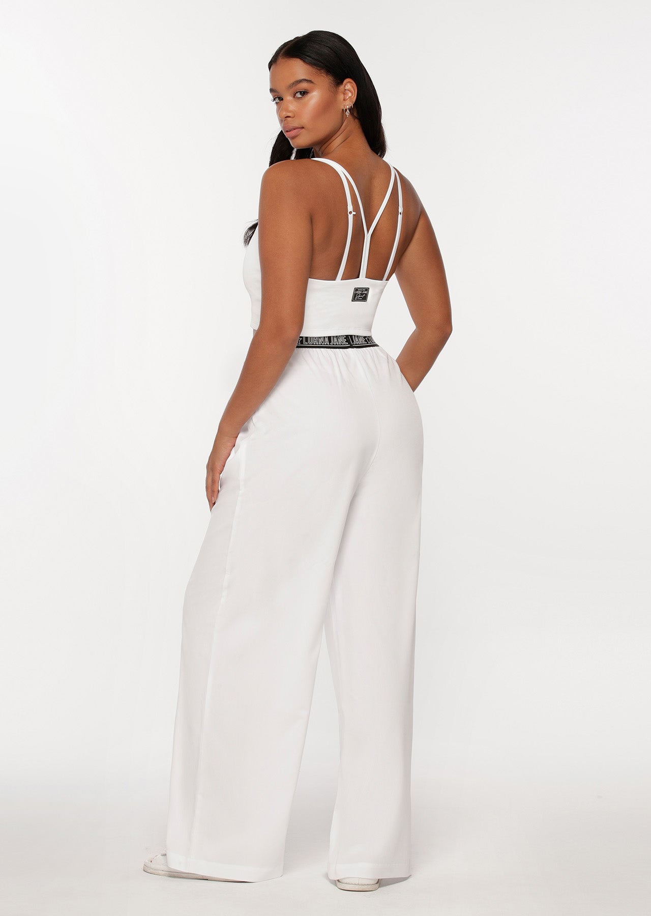 Lorna Jane Icon Wide Leg Pants - White