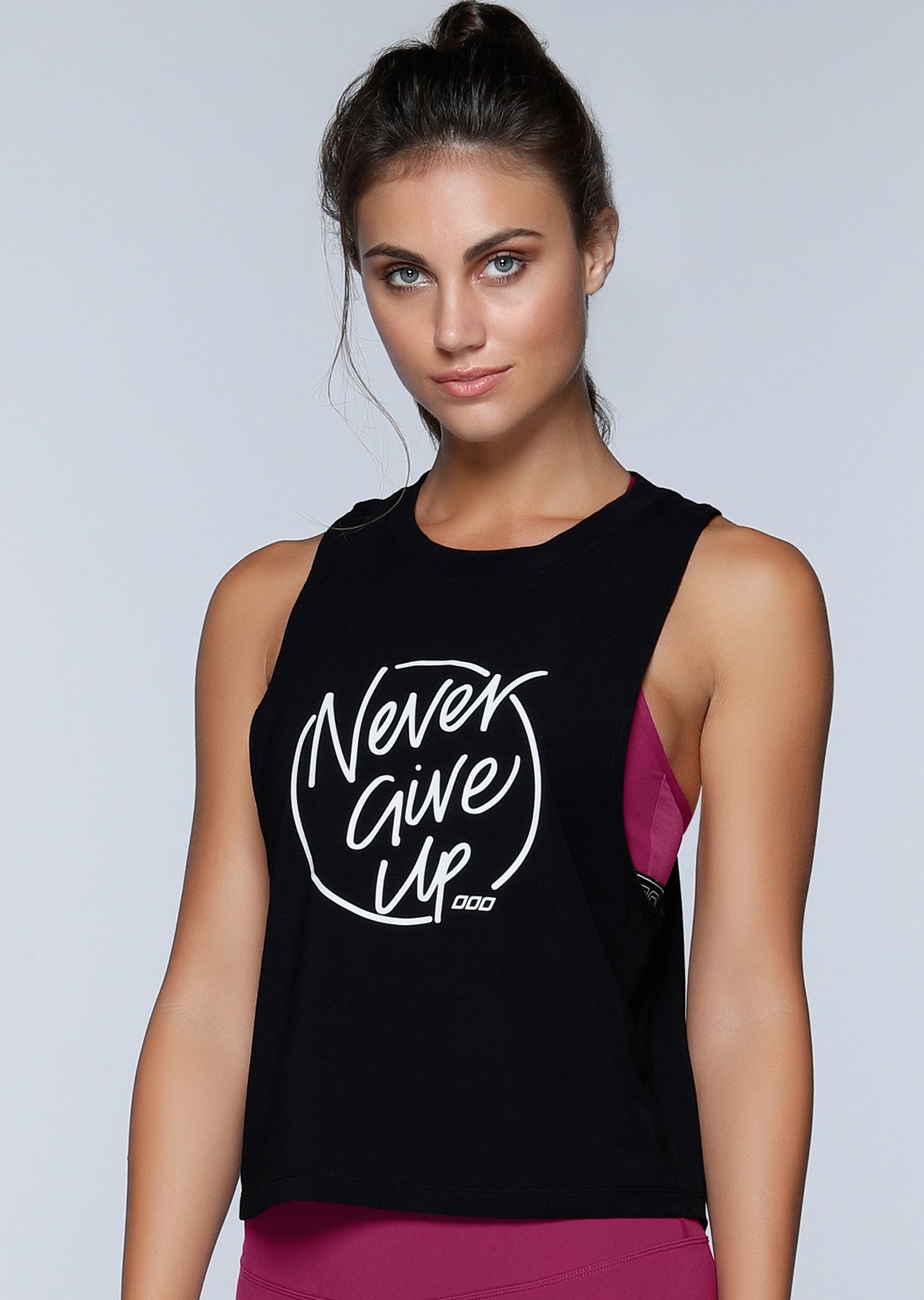 Lorna Jane Iconic Active Cropped Tank - Black