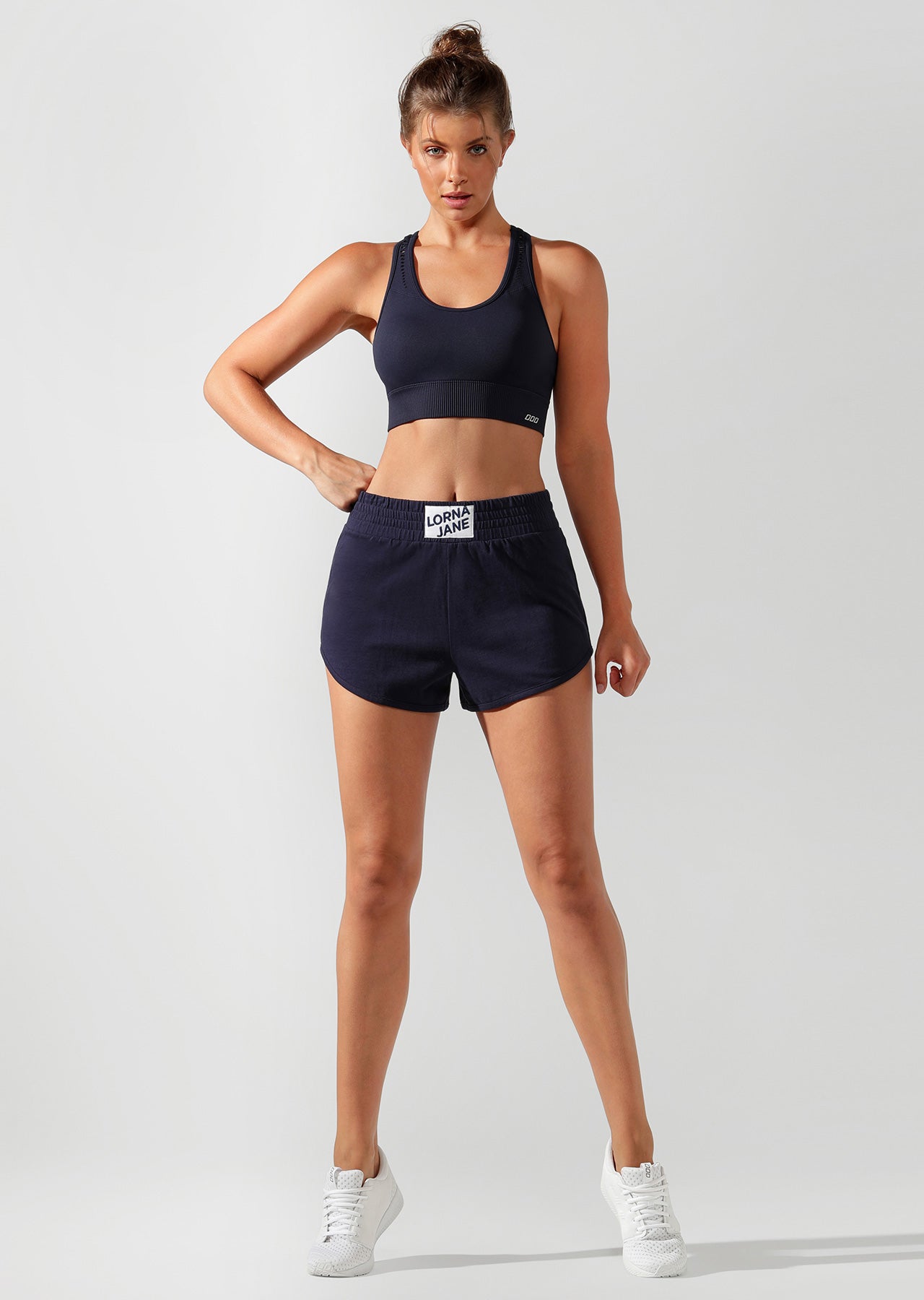 Lorna Jane Iconic Boxing Shorts - French Navy