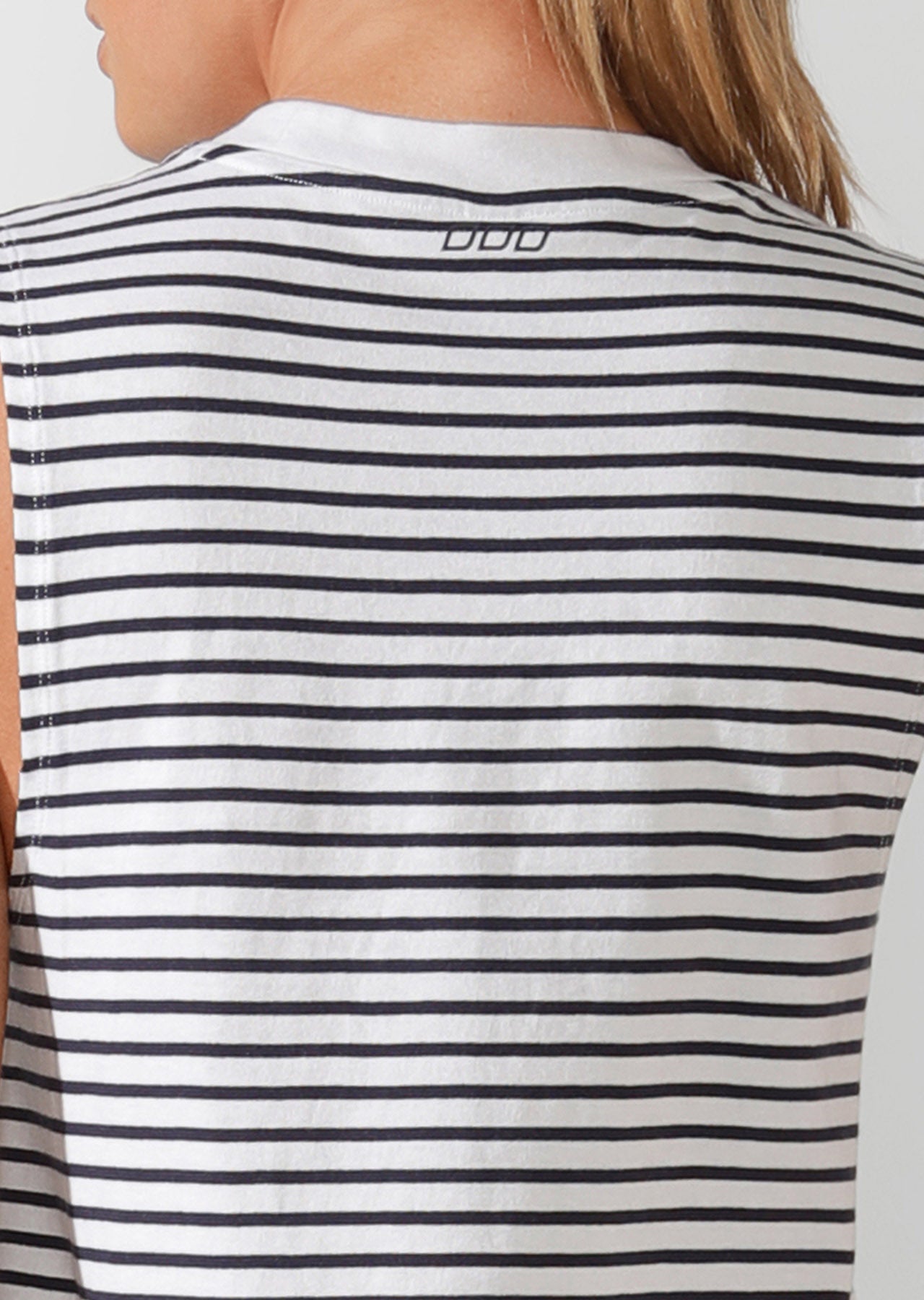 Lorna Jane Iconic Everywhere Dress - White / French Navy