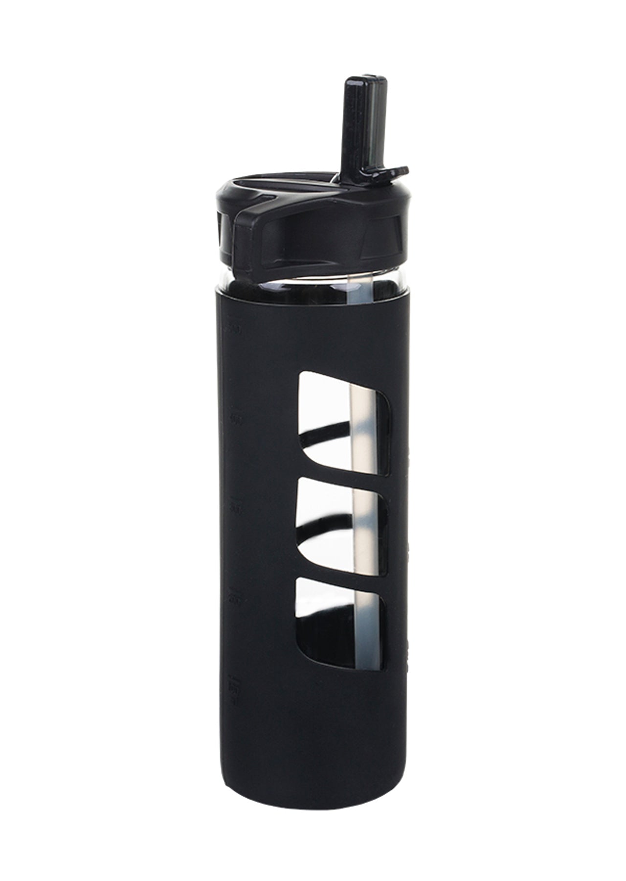 Lorna Jane Iconic Glass Water Bottle - Black