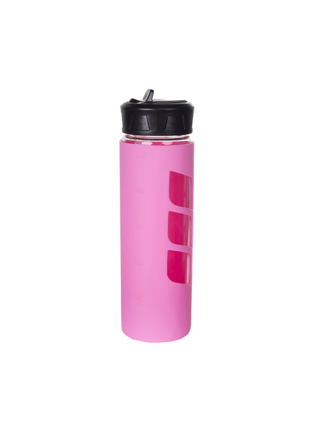 Lorna Jane Iconic Glass Water Bottle - Hyper Peony