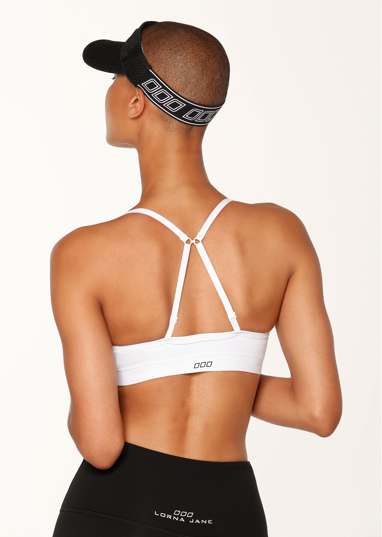 Lorna Jane Iconic LJ Visor - Black