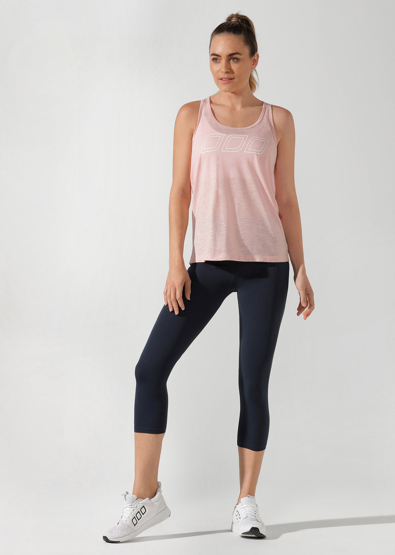 Lorna Jane Iconic Slouchy Gym Tank - Enchanted Pink