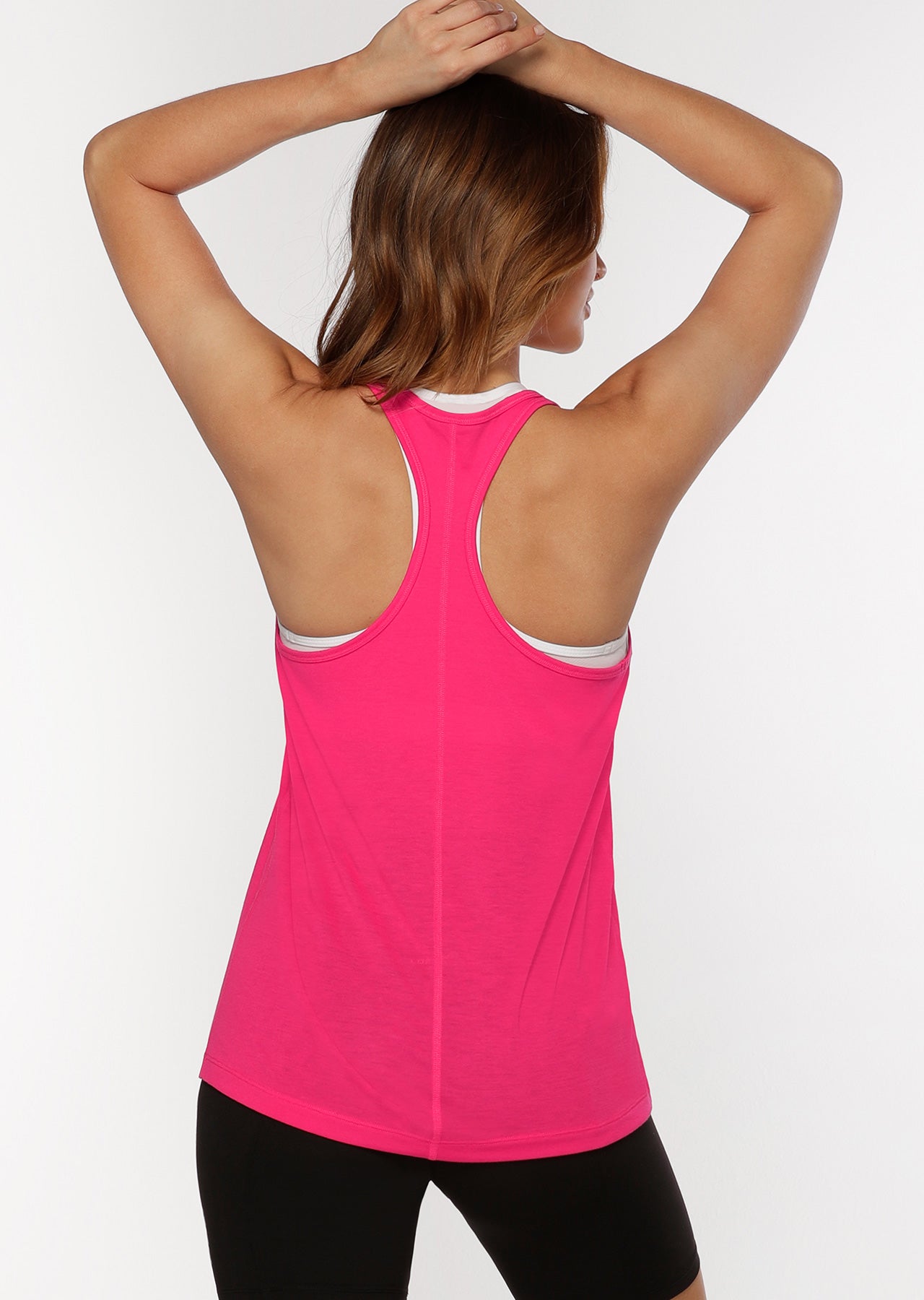 Lorna Jane Iconic Slouchy Gym Tank - Neon Raspberry