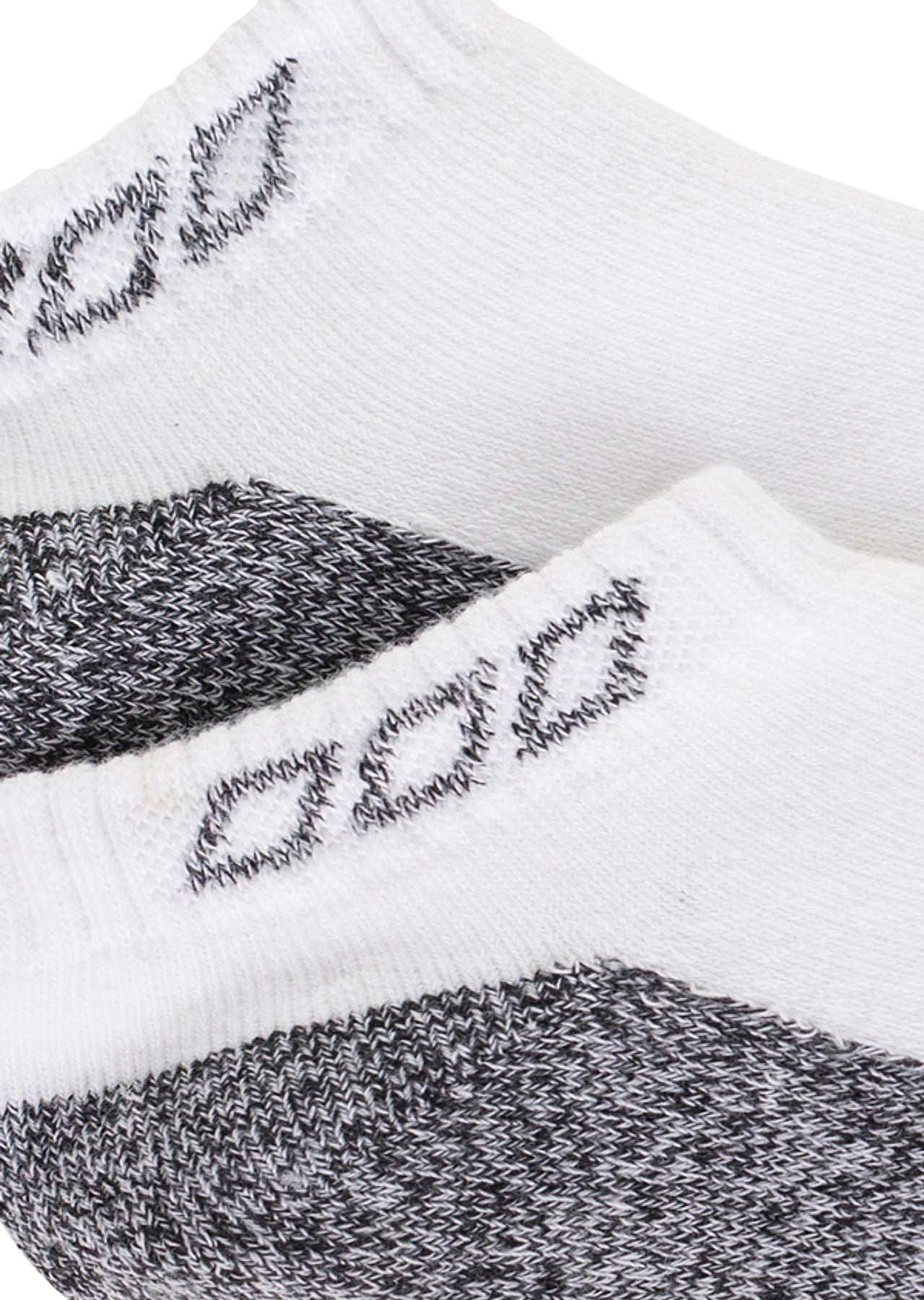 Lorna Jane Iconic Socks - White/Black Marl