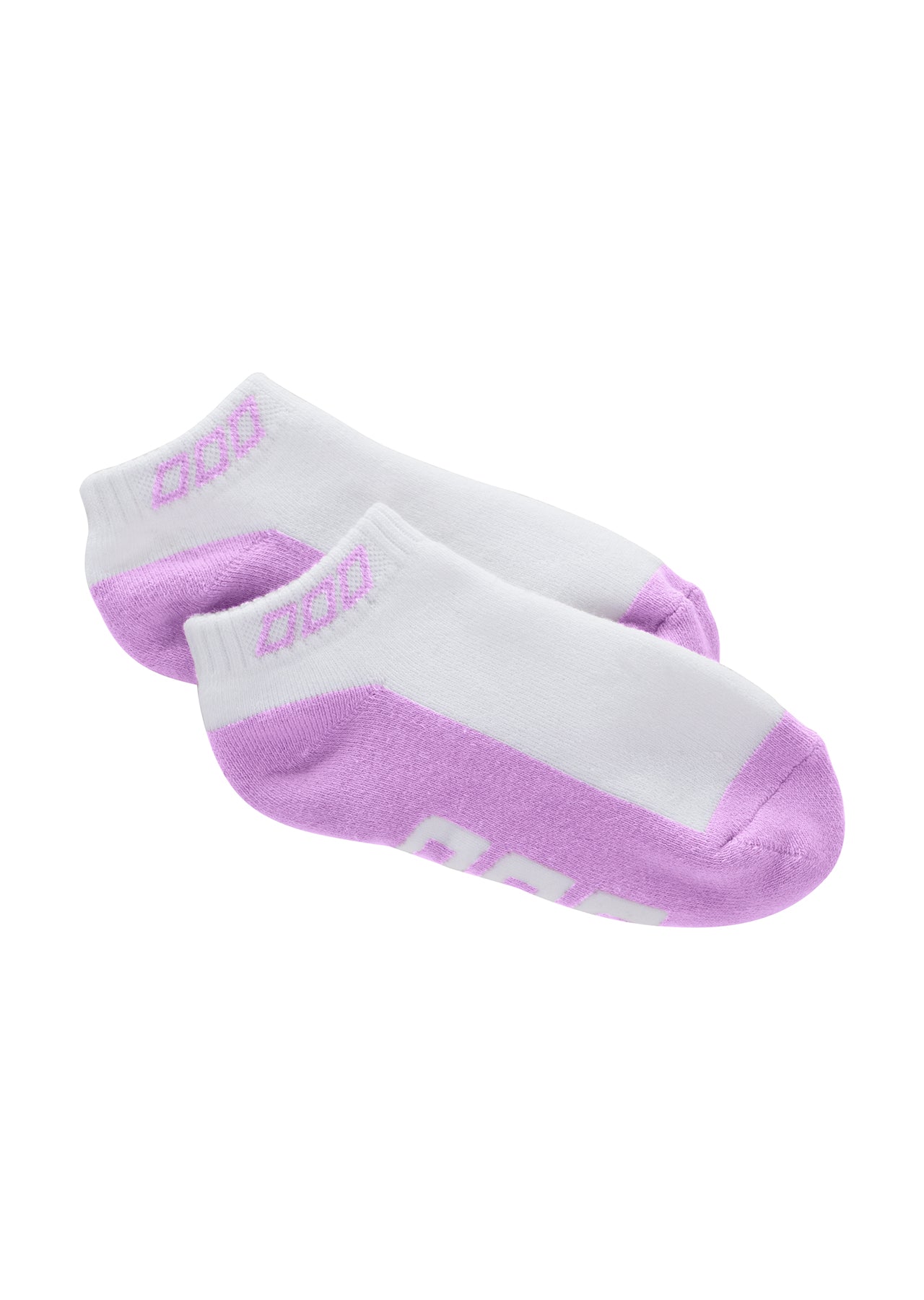 Lorna Jane Iconic Socks - White/Soft Lilac