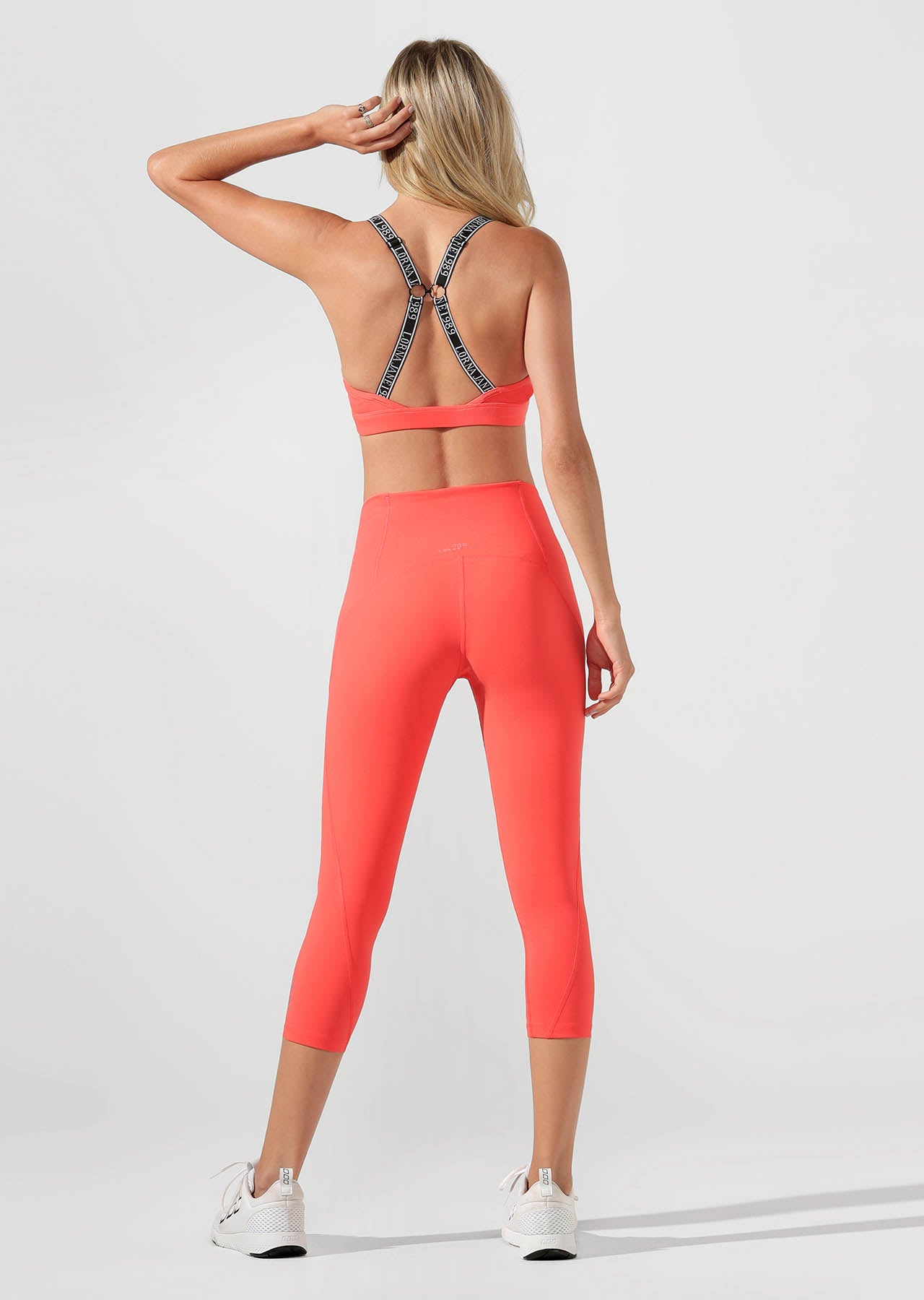 Lorna Jane Iconic Sports Bra - Washed Coral