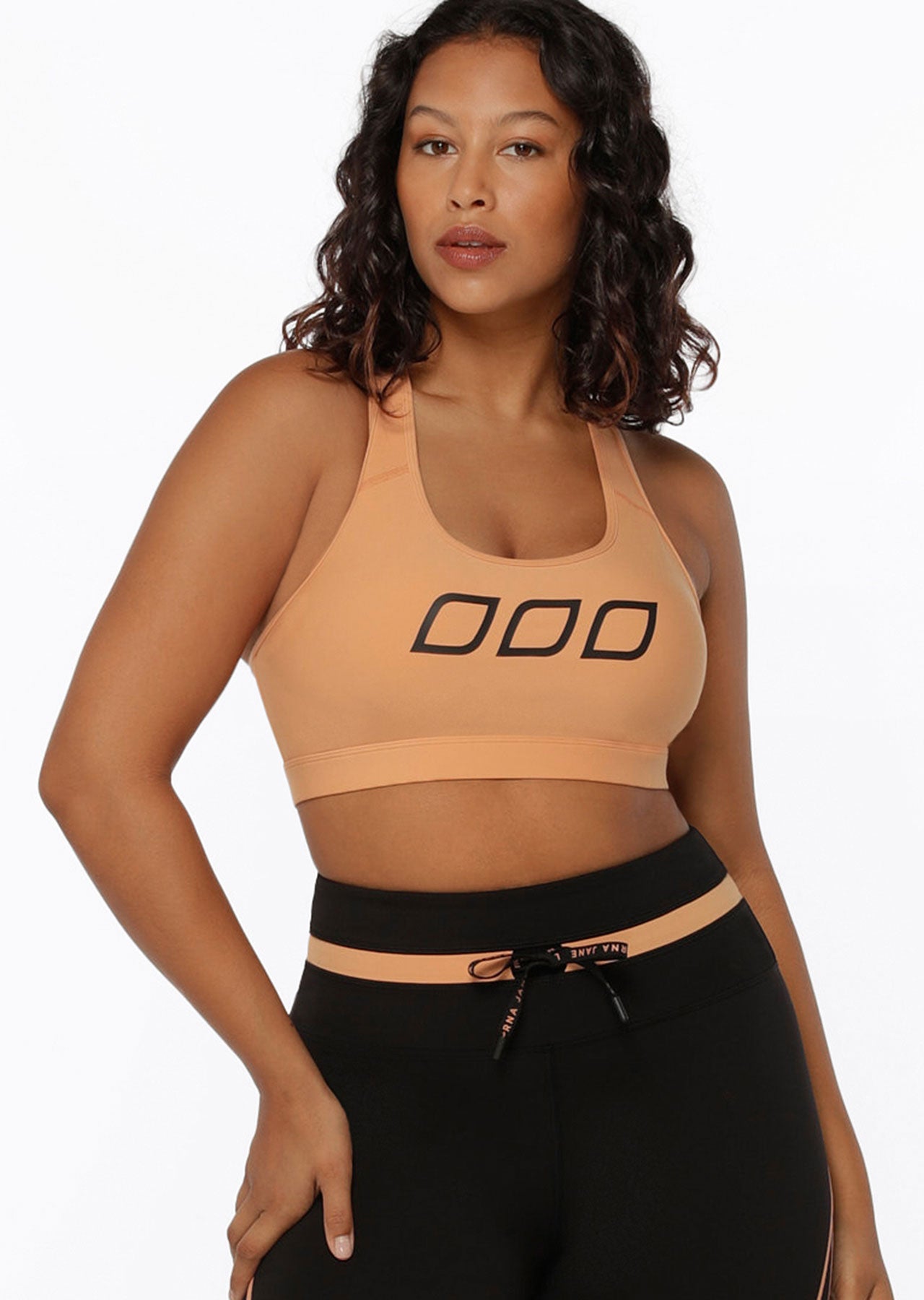 Lorna Jane Iconic Support Sports Bra - Toffee