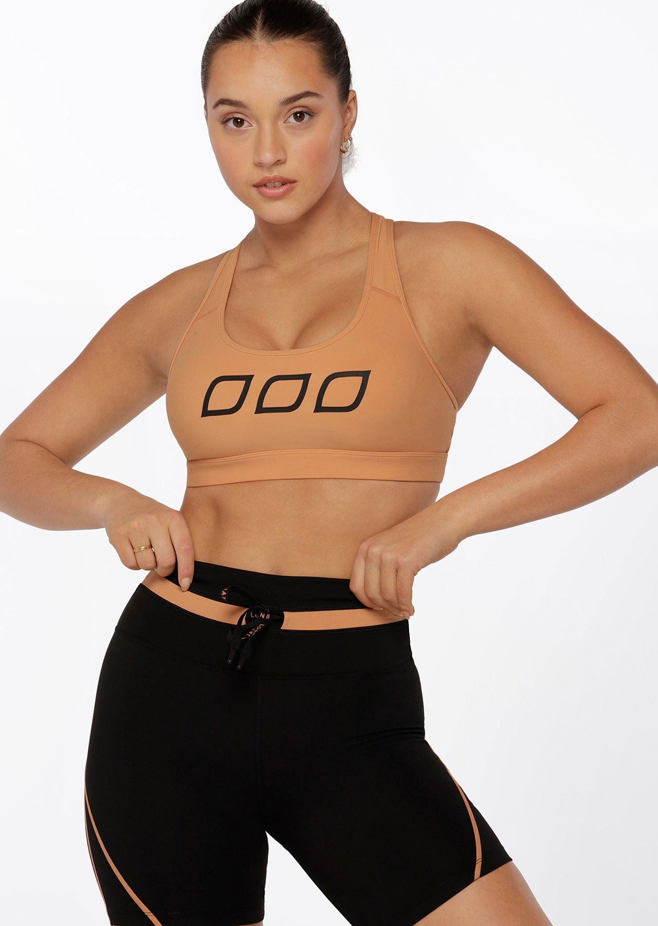 Lorna Jane Iconic Support Sports Bra - Toffee