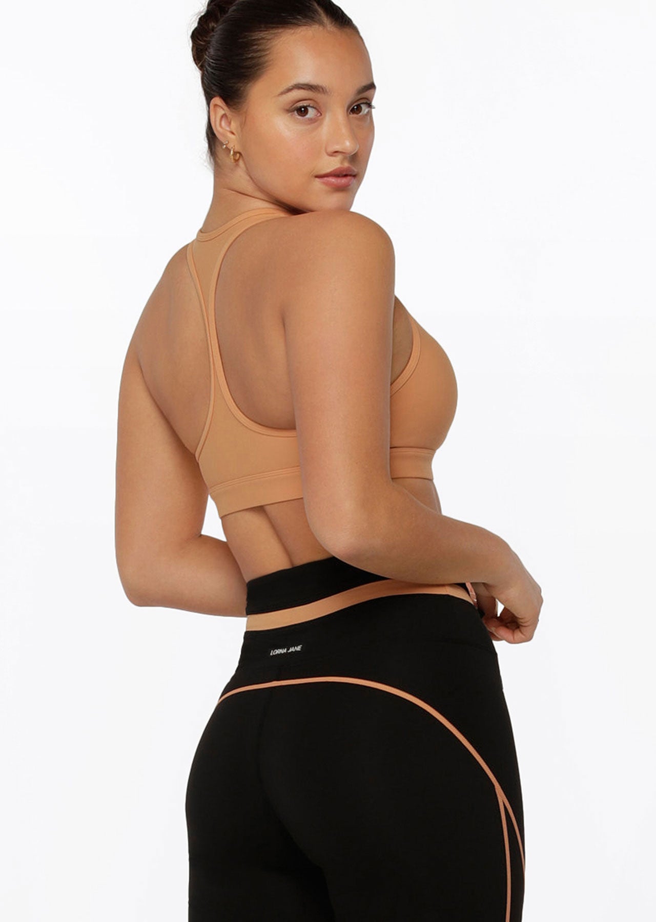 Lorna Jane Iconic Support Sports Bra - Toffee