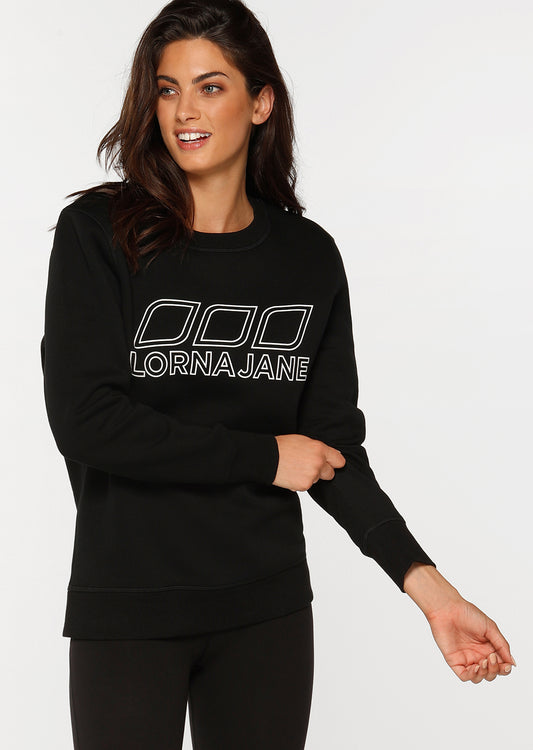 Lorna Jane Iconic Sweat - Black