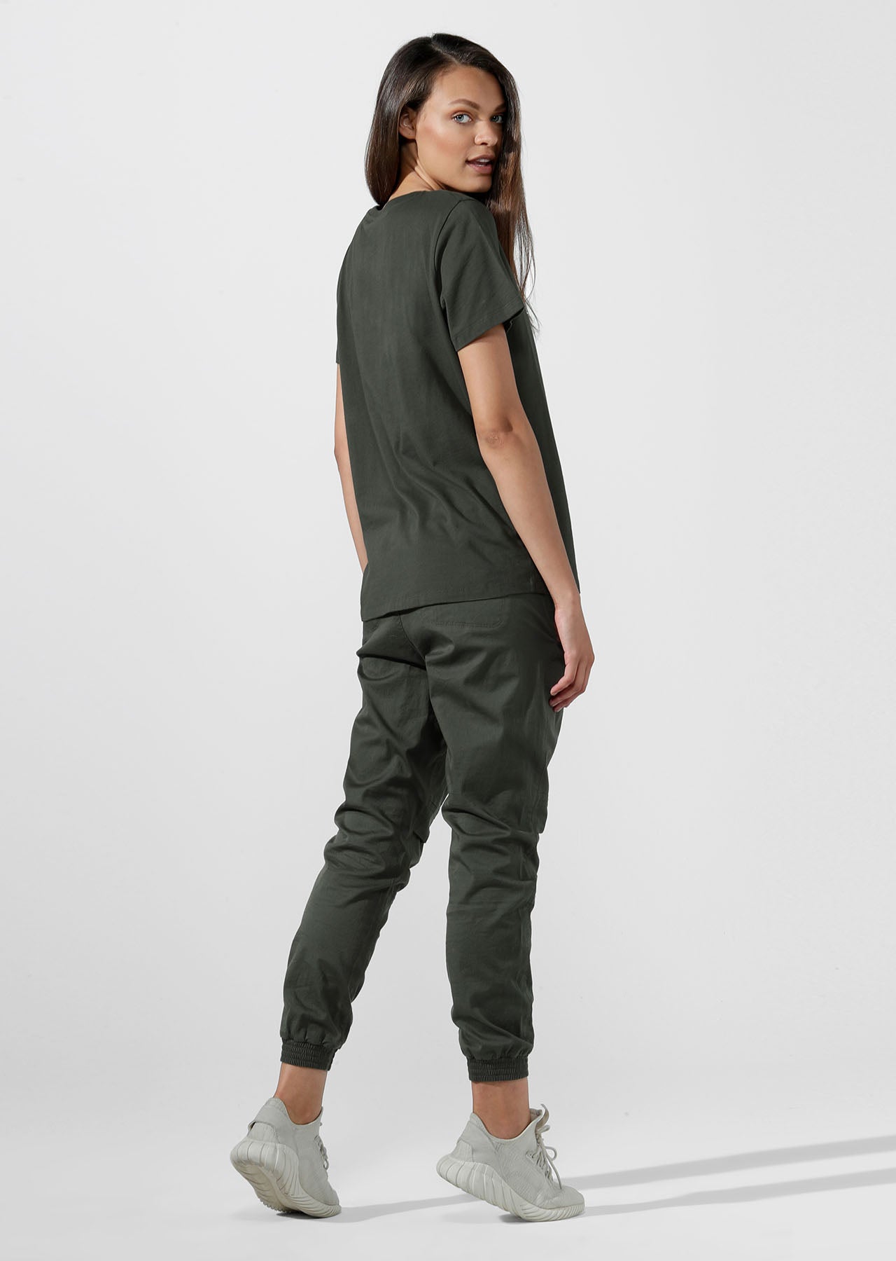 Lorna Jane Iconic Tee - Dark Safari