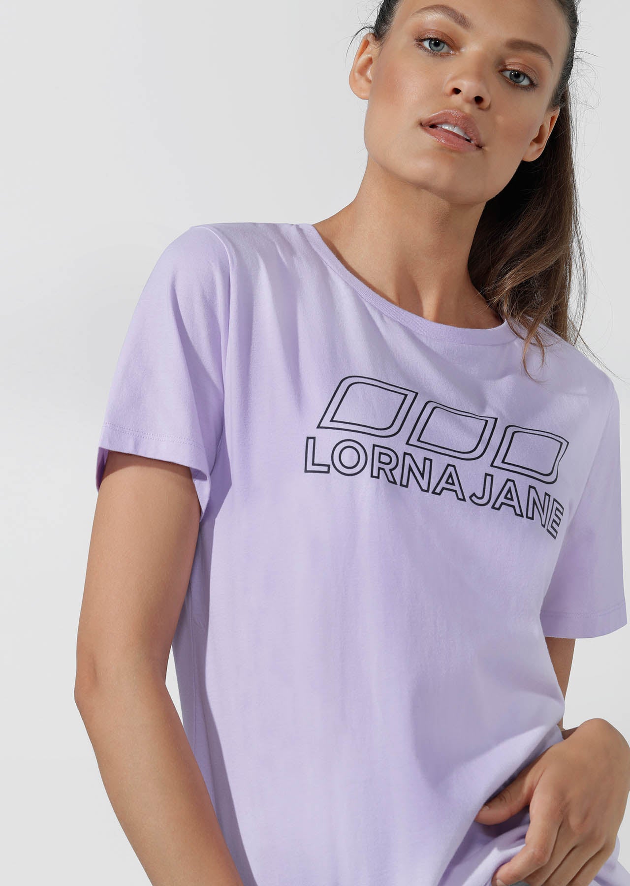 Lorna Jane Iconic Tee - Pale Violet