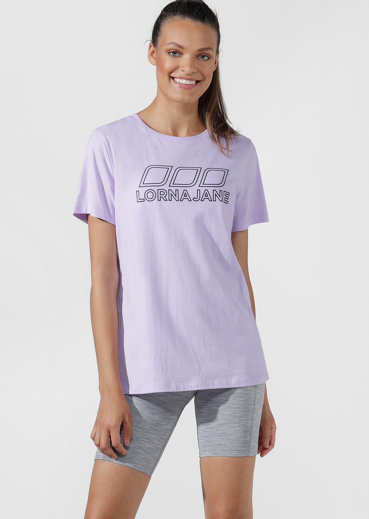 Lorna Jane Iconic Tee - Pale Violet