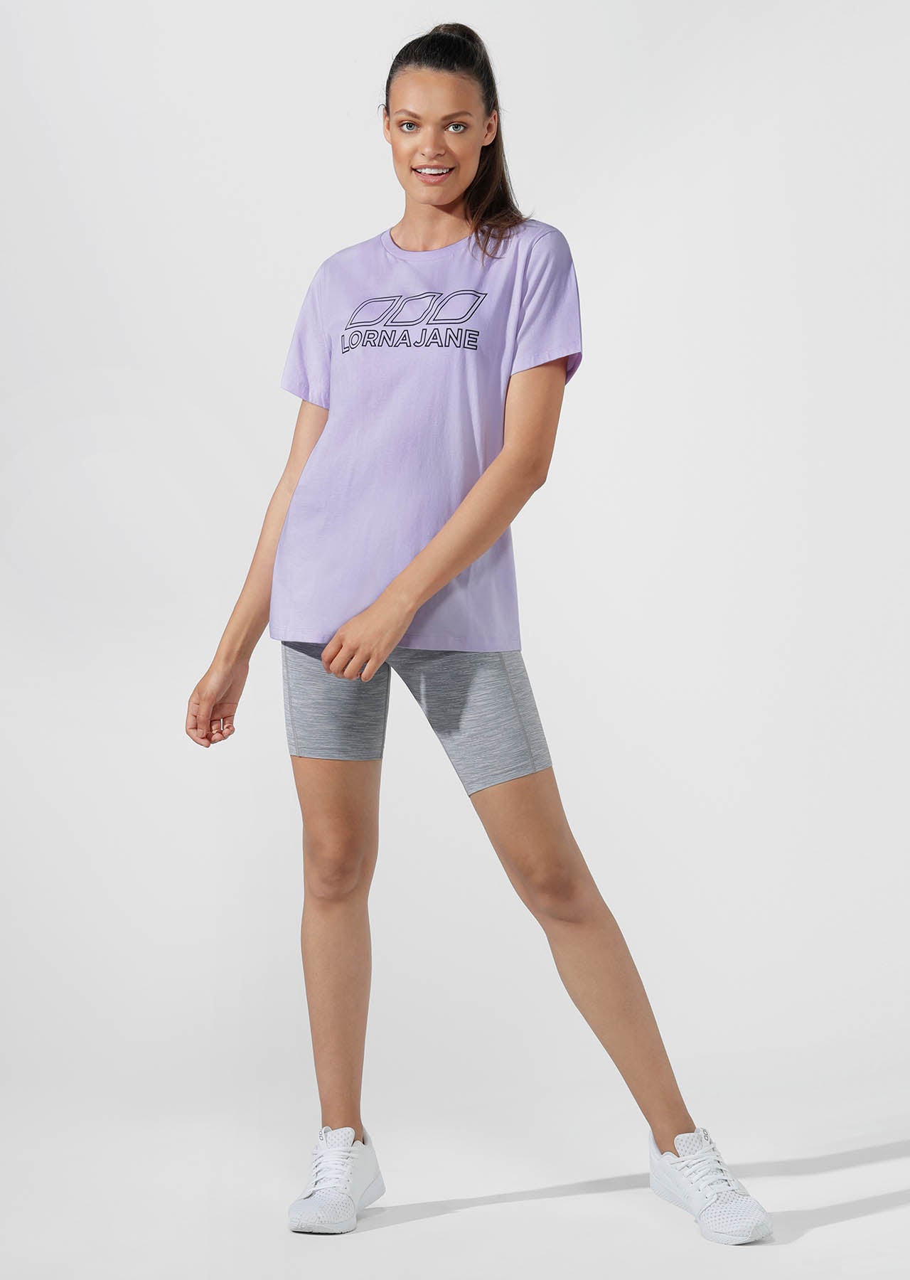 Lorna Jane Iconic Tee - Pale Violet