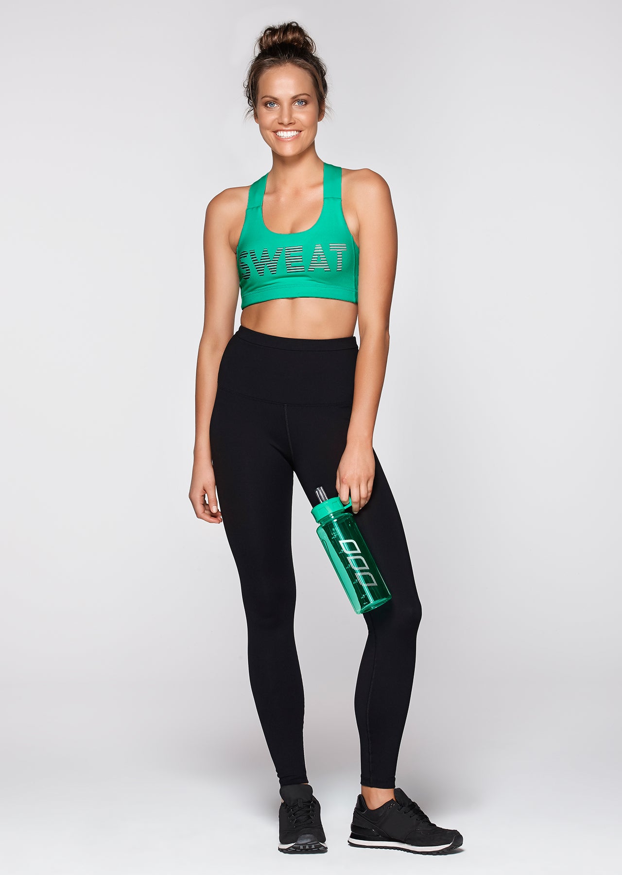 Lorna Jane Icons 1LT Water Bottle - Neon Jade