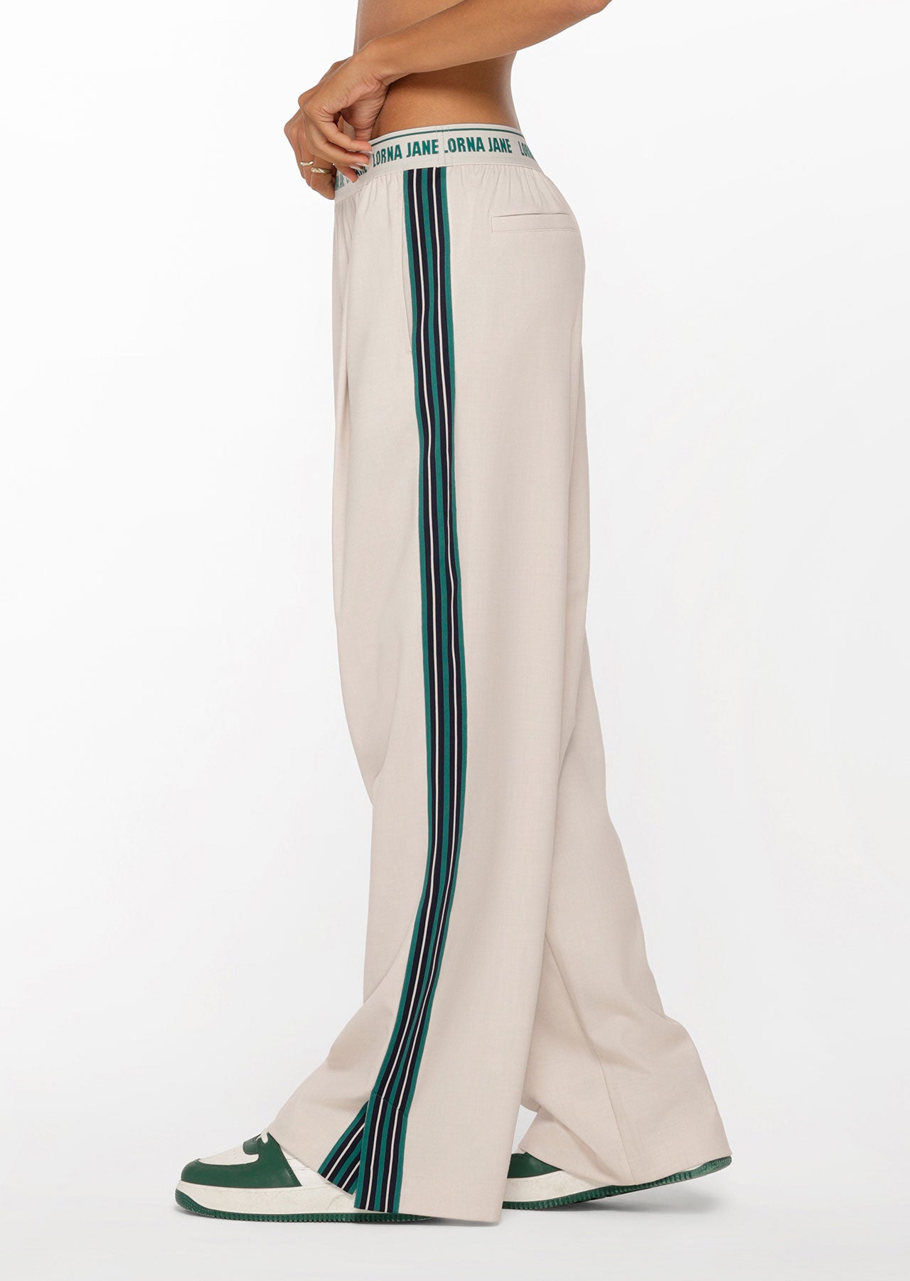 Lorna Jane Country Club Athleisure Pants - Ivory