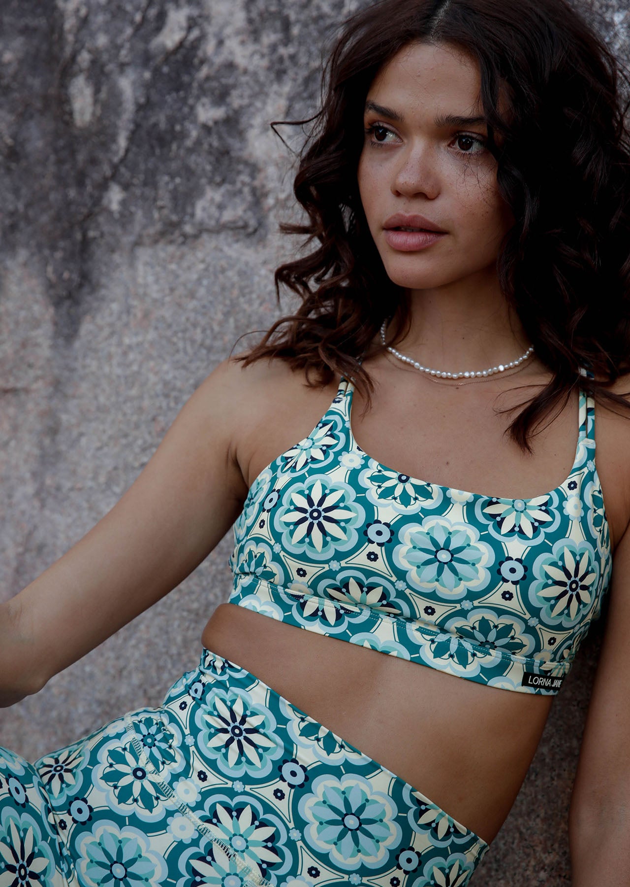 Lorna Jane Vacation Meditation Sports Bra - Vacation Meditation Print