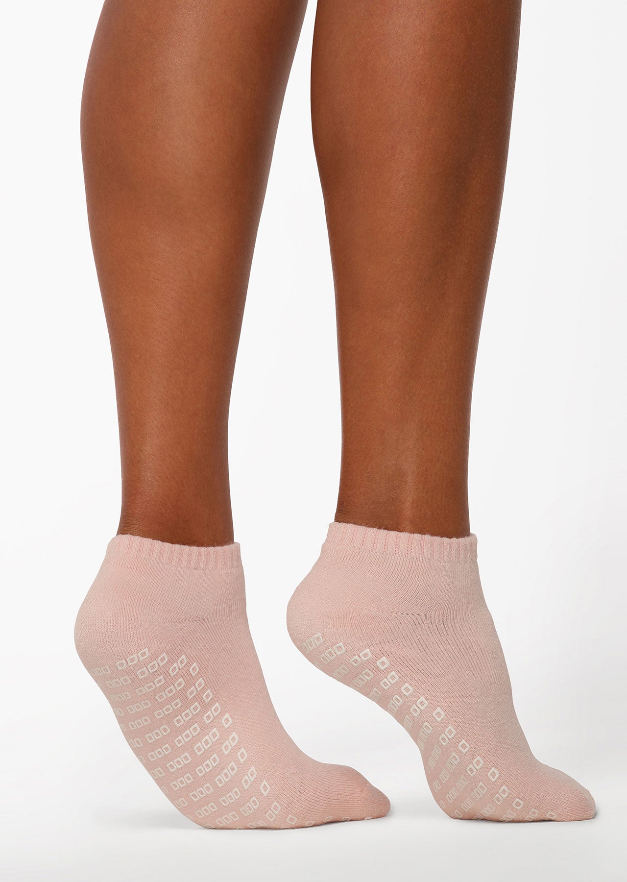 Lorna Jane Merino Wool Blend Icon Pilates Grip Socks - Enchanted Pink