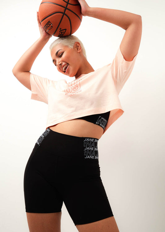 Lorna Jane Superior Phone Pocket Bike Shorts - Black