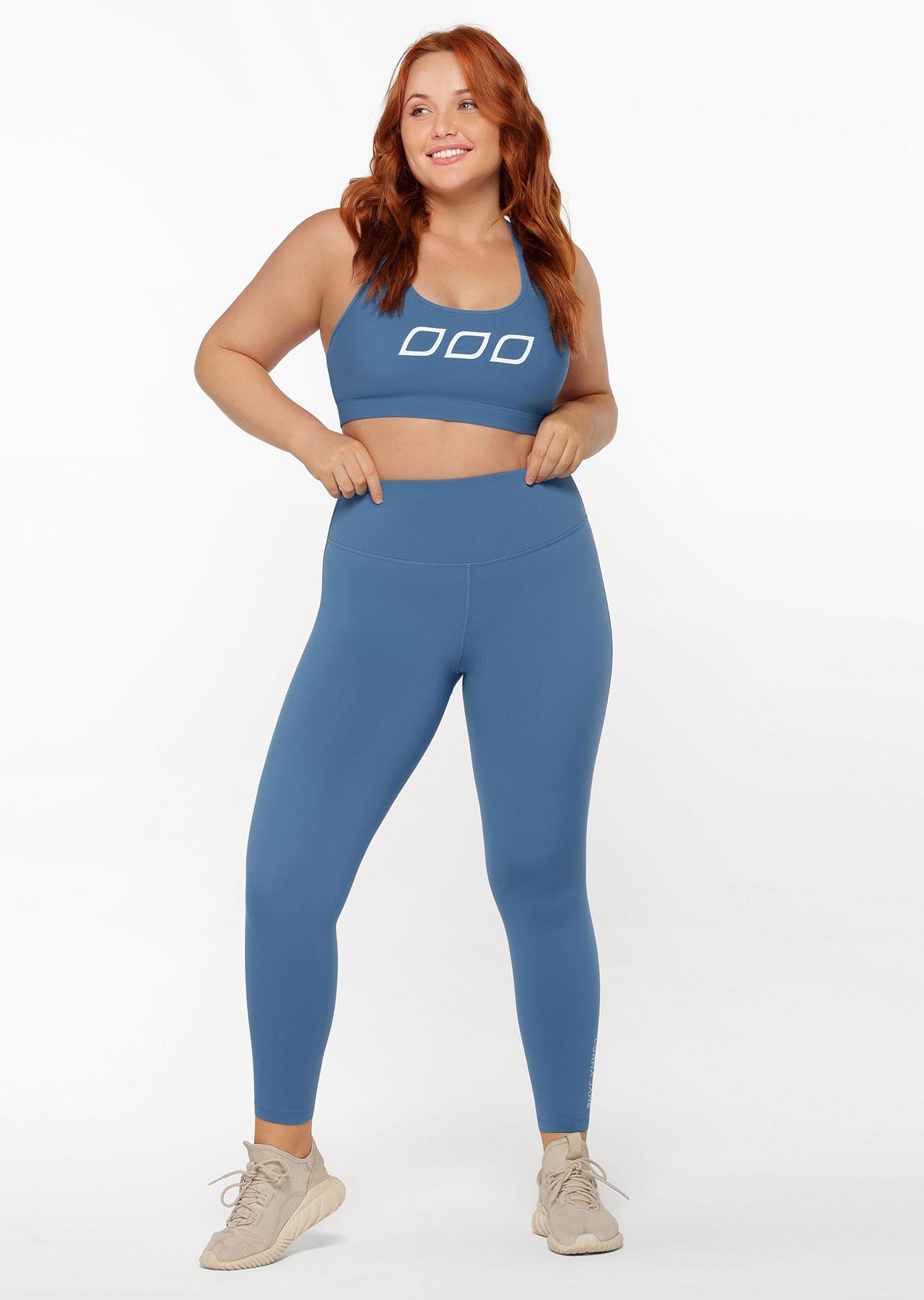 Lorna Jane Lotus No Chafe Ankle Biter Leggings - Cosmic Dust
