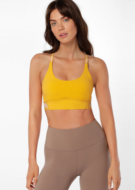 Lorna Jane Nobility Support Sports Bra - Light Turmeric