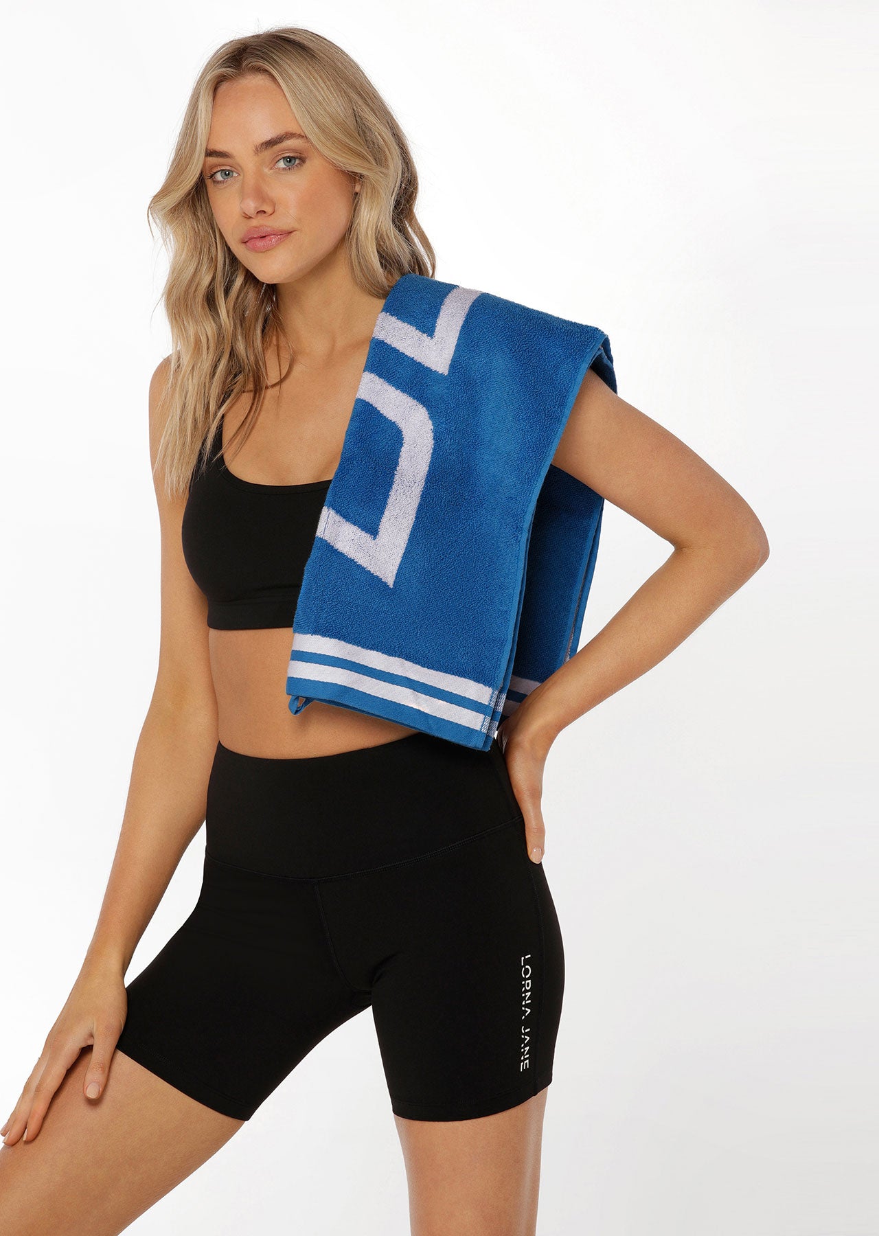 Lorna Jane Icon Sweat Towel - Cornflower