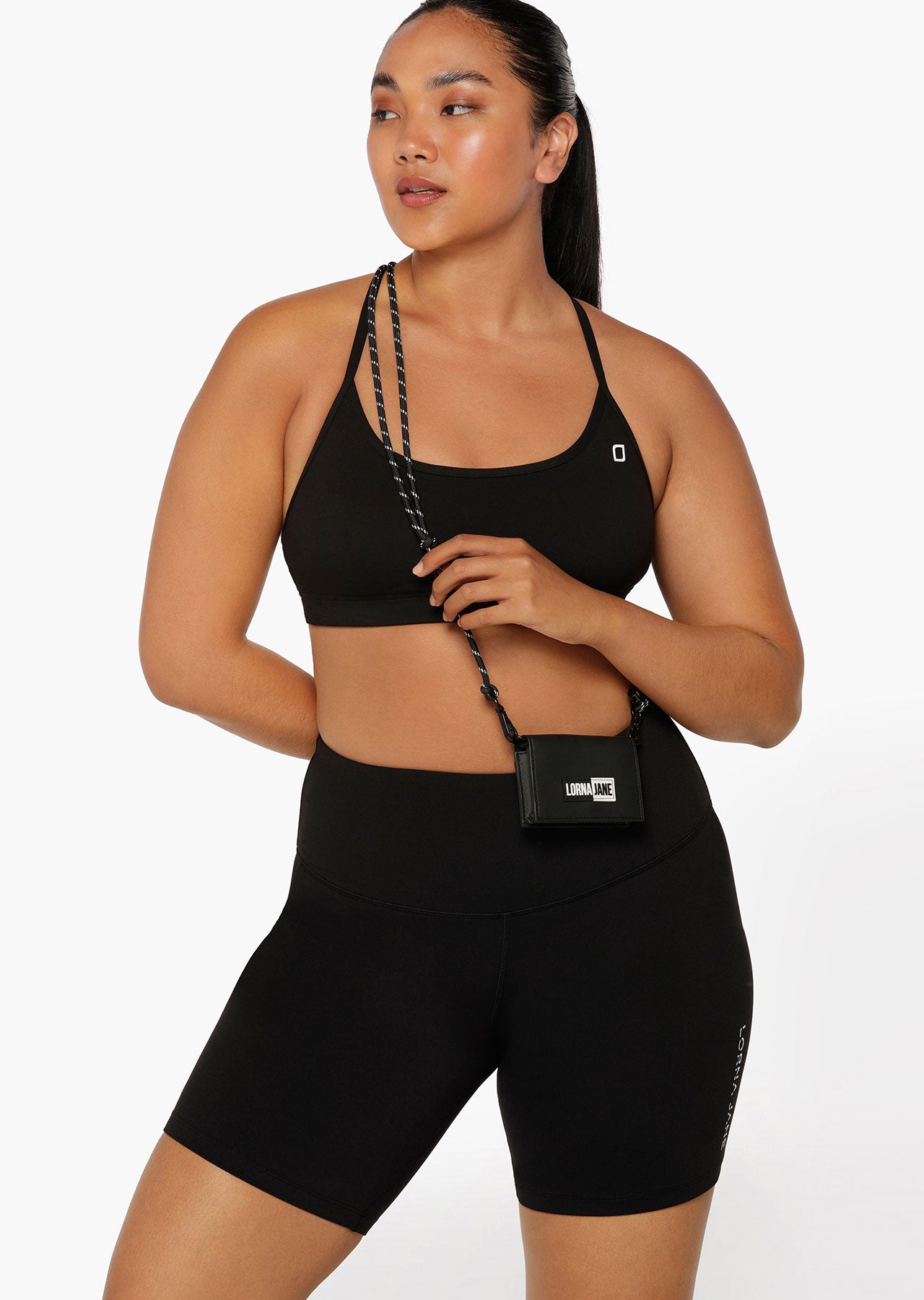 Lorna Jane Mini Crossbody Bag - Black