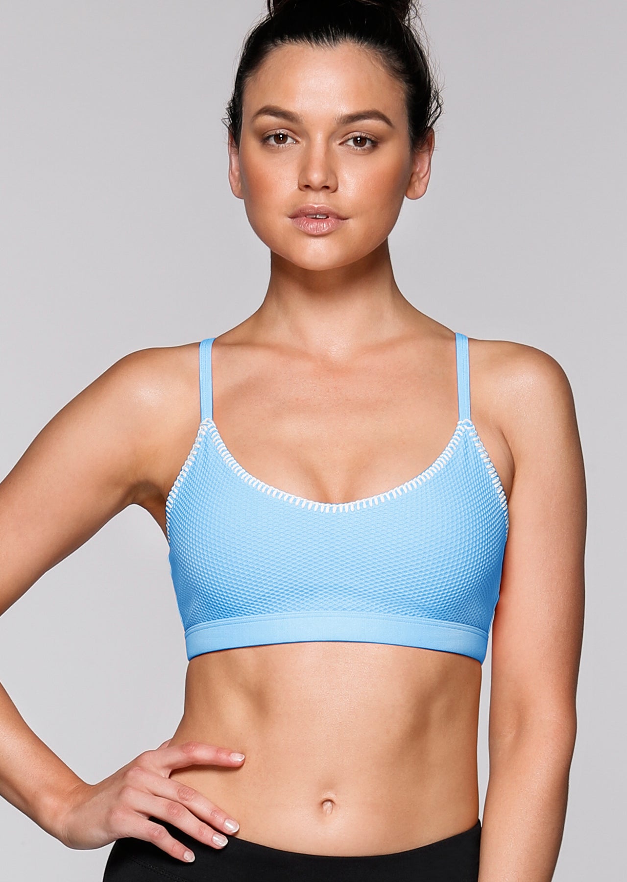 Lorna Jane In The detail Sports Bra - Ice Blue