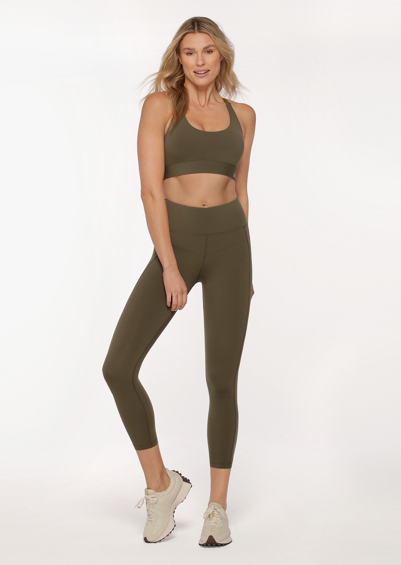 Lorna Jane In The Moment Sports Bra - Pale Olive