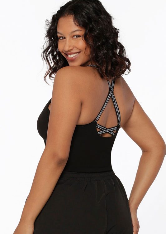 Lorna Jane In The Moment Tank Bra Combo - Black