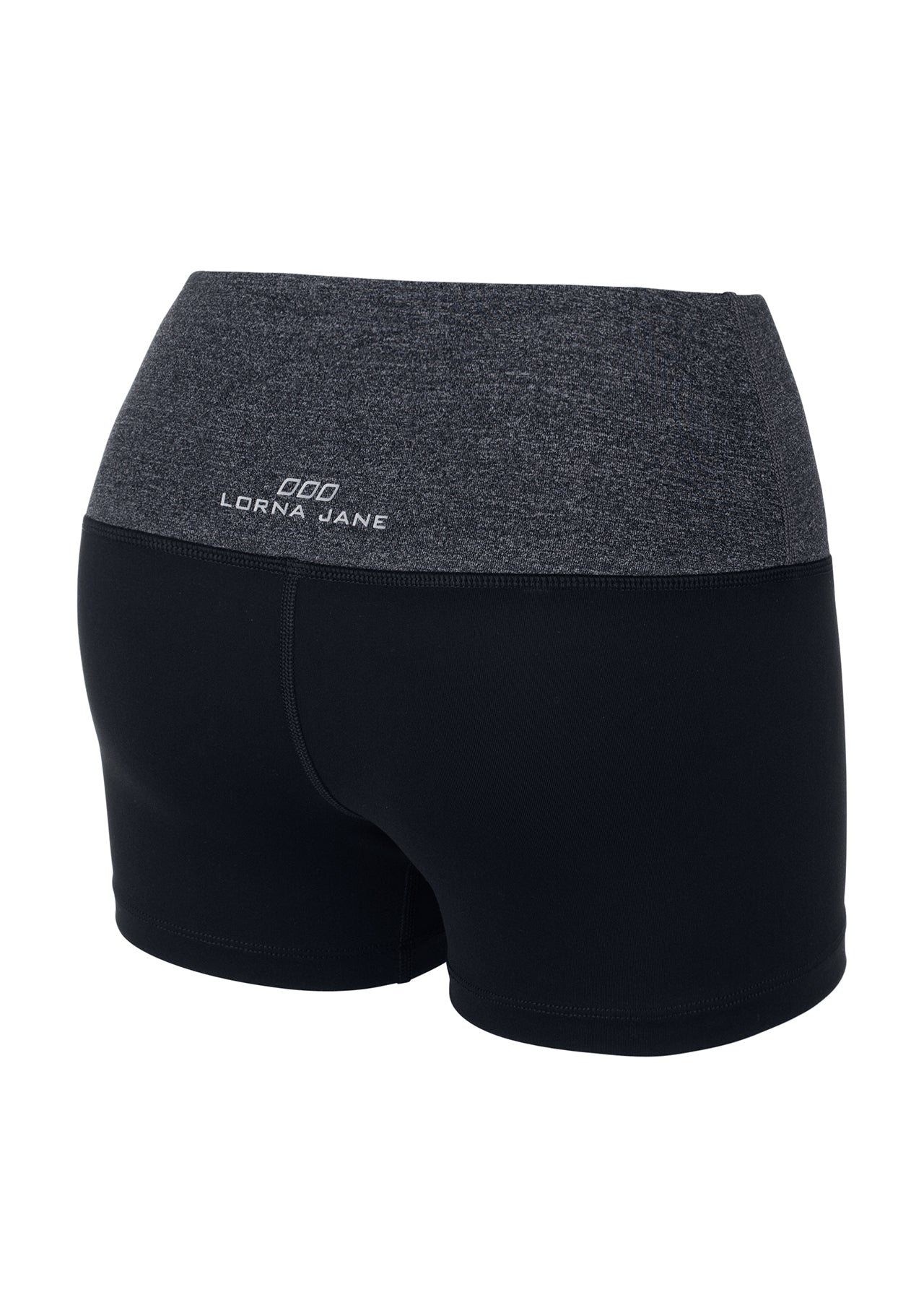 Lorna Jane In The Zone Short Tight - Black/Char Marl