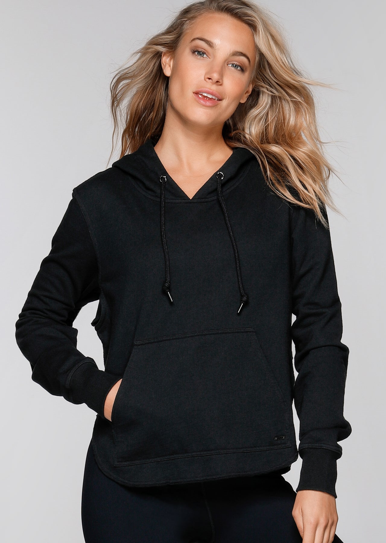 Lorna Jane Infinity Racer Hoodie - Black