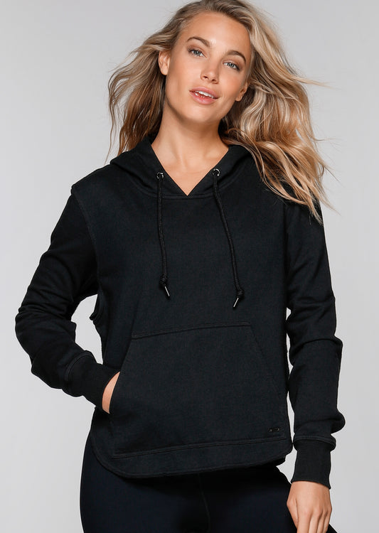 Lorna Jane Infinity Racer Hoodie - Black